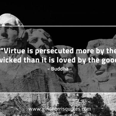 Virtue is persecuted BuddhaQuotes