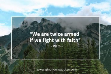 We are twice armed PlatoQuotes