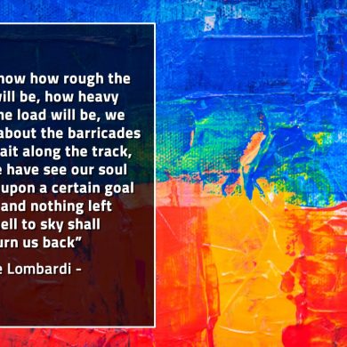 We know how rough the road will be LombardiQuotes