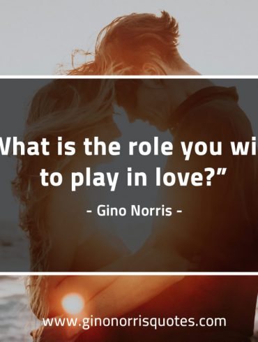 What is the role GinoNorrisQuotes