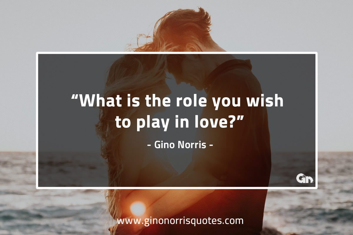 What is the role GinoNorrisQuotes