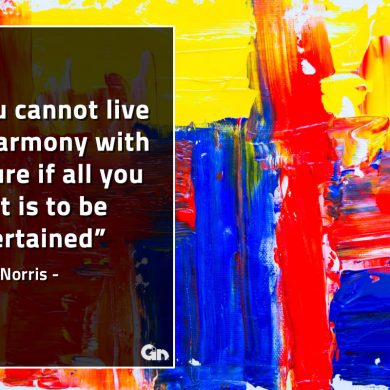 You cannot live in harmony with nature GinoNorrisQuotes