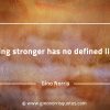 Being stronger has no defined limit GinoNorrisQuotes