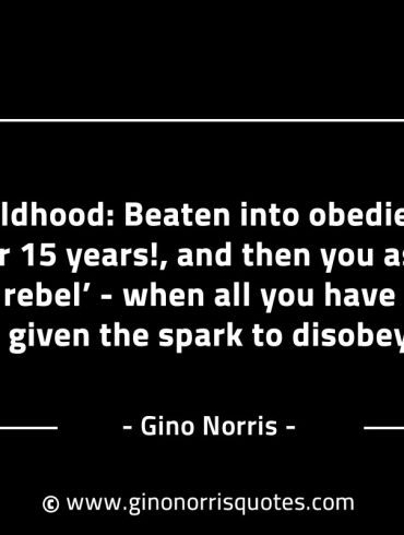 Childhood GinoNorrisINTJQuotes