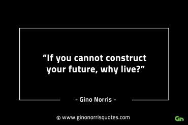 If you cannot construct your future GinoNorrisINTJQuotes