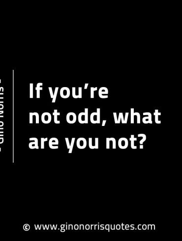 If youre not odd what are you not GinoNorrisINTJQuotes