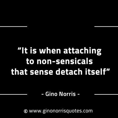 It is when attaching to non sensicals GinoNorrisINTJQuotes