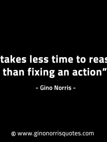 It takes less time to reason GinoNorrisINTJQuotes