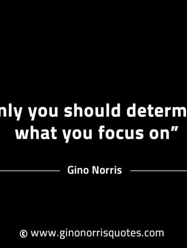 Only you should determine GinoNorrisINTJQuotes