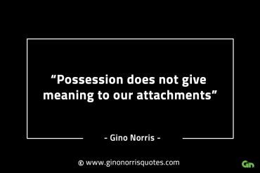 Possession does not give meaning GinoNorrisINTJQuotes