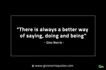 There is always a better way GinoNorrisINTJQuotes