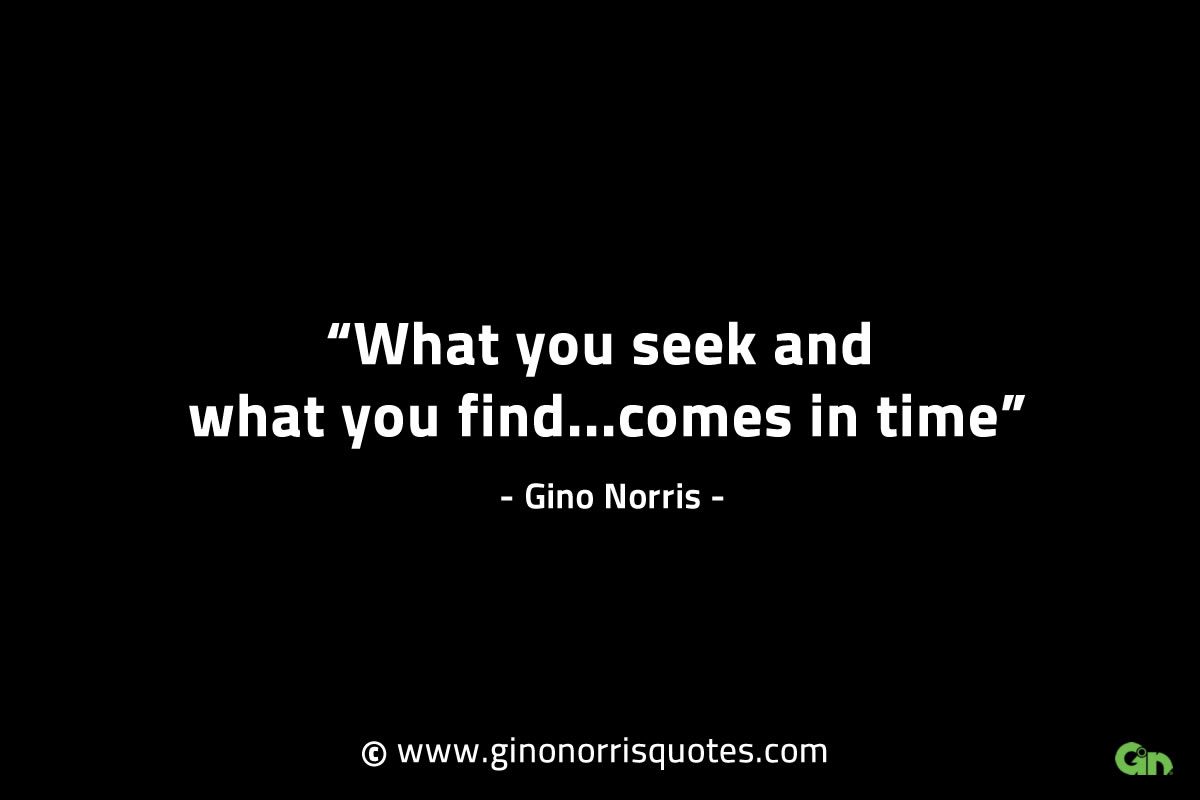 What you seek and what you find GinoNorrisINTJQuotes