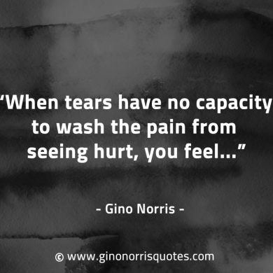 When tears have no capacity GinoNorrisQuotes