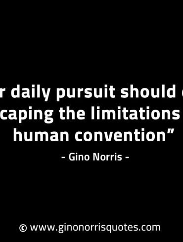 Your daily pursuit should entail GinoNorrisINTJQuotes