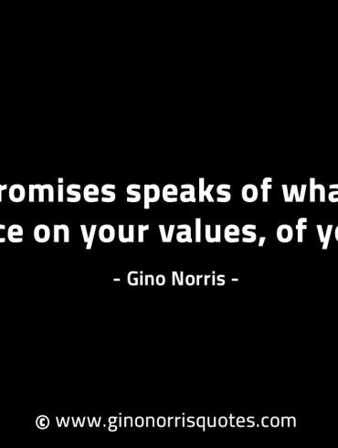 Your promises speaks of what worth you place GinoNorrisINTJQuotes