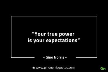 Your true power is your expectations GinoNorrisINTJQuotes