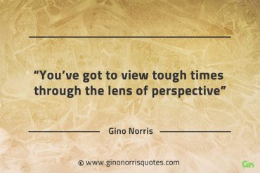 Youve got to view tough times GinoNorrisQuotes