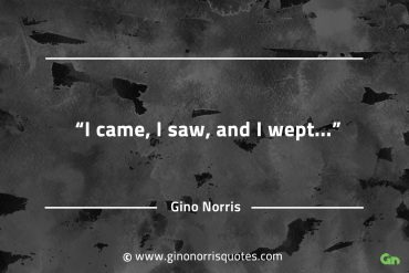 I came I saw and I wept GinoNorrisQuotesINTJQuotes