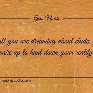 If all you are dreaming about eludes you ginonorrisquotes