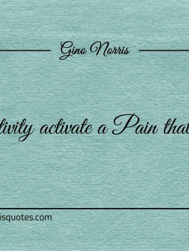 Negativity activate a Pain that alters ginonorrisquotes