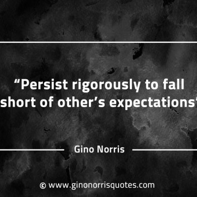 Persist rigorously to fall short GinoNorrisQuotesINTJQuotes