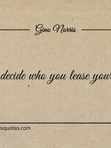 You can decide who you lease your power to ginonorrisquotes