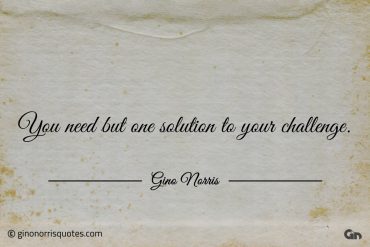 You need but one solution to your challenge ginonorrisquotes