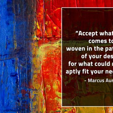 Accept whatever comes to you MarcusAureliusQuotes