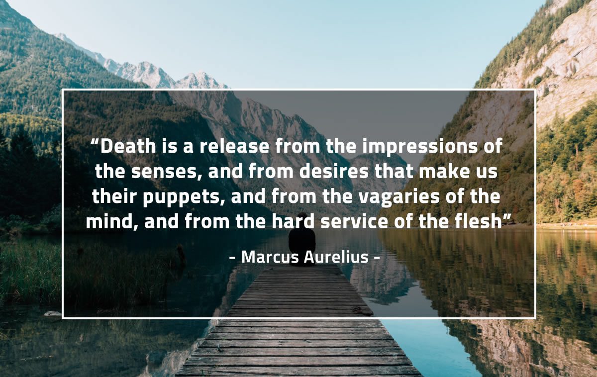 Death is a release MarcusAureliusQuotes