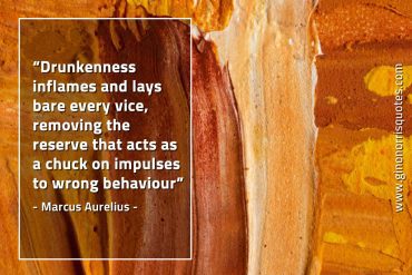 Drunkenness inflames and lays bare MarcusAureliusQuotes