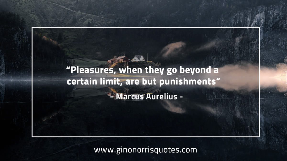 Pleasures when they go beyond MarcusAureliusQuotes