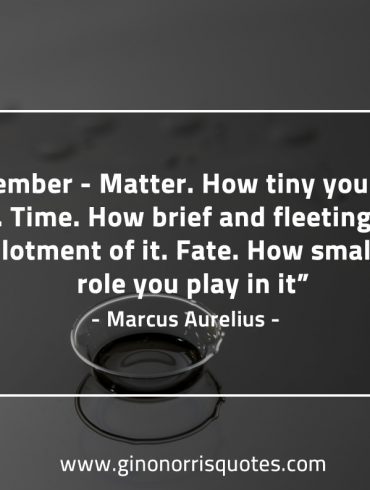 Remember Matter MarcusAureliusQuotes