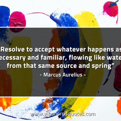 Resolve to accept whatever happens MarcusAureliusQuotes