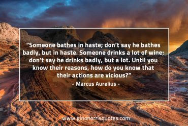 Someone bathes in haste MarcusAureliusQuotes