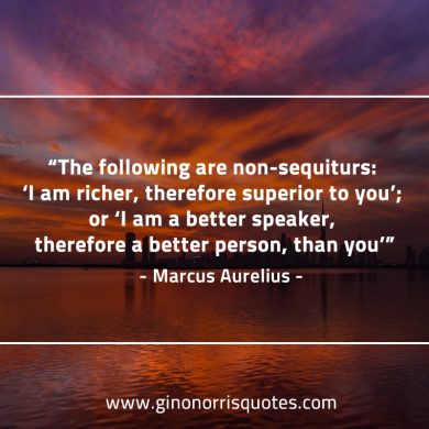 The following are non sequiturs MarcusAureliusQuotes