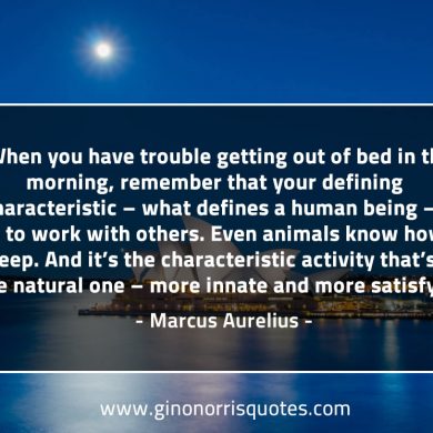 When you have trouble getting out of bed MarcusAureliusQuotes